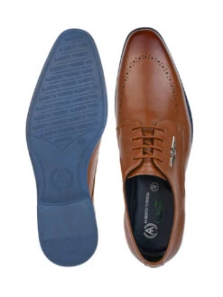 Alberto Torresi Hungary Series 607 Branded Sole Tan Formal Shoes -Modern Shoes World 04 2 98203037 bb92 4b1f 9e2a 4fdde142d14b