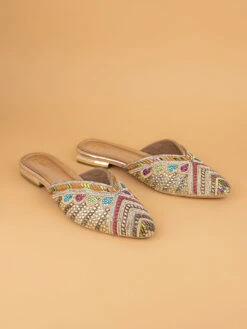 Alberto Torresi Party Wear Synthetic Heels With TPR Sole