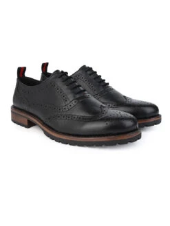 Alberto Torresi LatestBlack Brogue Shoes With Padded Insole -Modern Shoes World 1 2 63a0b904 336c 4b30 99d0 7ccaaf579ea5