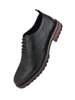Alberto Torresi LatestBlack Brogue Shoes With Padded Insole -Modern Shoes World 1 5 b0dc02f8 f1c4 40c8 ba70 f155ddb77c84