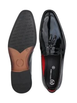 Alberto Torresi Black Patent Tassel Loaffer -Modern Shoes World 1 74f817c8 fa43 4fa8 aec6 207f14a681bc