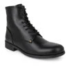 Alberto Torresi Barcus Series 111 Faux Black Leather Long Boots