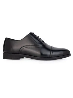 Alberto Torresi Men’s Black Synthetic Oxford Shoes -Modern Shoes World 59349 BLACK 2