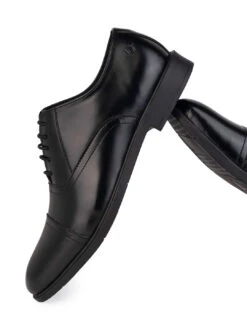 Alberto Torresi Men’s Black Synthetic Oxford Shoes -Modern Shoes World 59349 BLACK 5