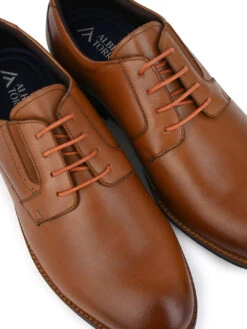 Alberto Torresi Horwik Series Tan Crust Leather Plain Lace-Up -Modern Shoes World 5 6 372c16d4 c0af 4d73 98c7 81746b822765