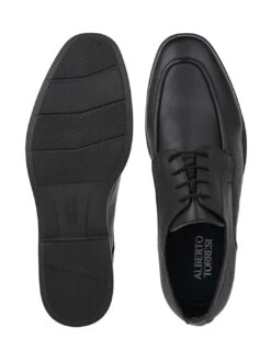 Alberto Torresi Genuine Leather Lace Up Sneakers Eva Sole Formals Sneakers -Modern Shoes World 66700 BLACK 5