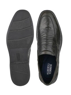 Alberto Torresi Shiny Crinkle OliveLeather Slip In Sneakers Eva Sole Formals -Modern Shoes World 66701 OLIVE 5 27c7f177 948a 4080 a98d 70d3810864b3