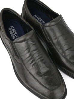 Alberto Torresi Shiny Crinkle OliveLeather Slip In Sneakers Eva Sole Formals -Modern Shoes World 66701 OLIVE 7 daa9ca8c 880e 4408 9cc1 fc905f50abe0