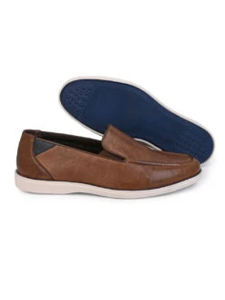 Alberto Torresi Mild Leather Alpha Male Loafer -Modern Shoes World 66727 BROWN 5