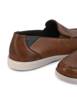 Alberto Torresi Mild Leather Alpha Male Loafer -Modern Shoes World 66727 BROWN 6