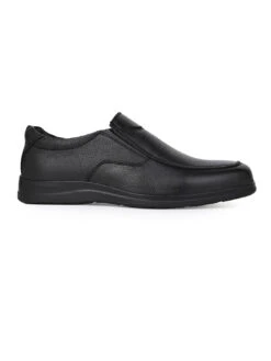 Alberto Torresi Broad Fit BlackLeather Formal Shoes|Durable, Stylish & Perfect For Work -Modern Shoes World 66750 BLACK 3