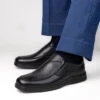 Alberto Torresi Broad Fit BlackLeather Formal Shoes|Durable, Stylish & Perfect For Work -Modern Shoes World 66750 BLACK 8