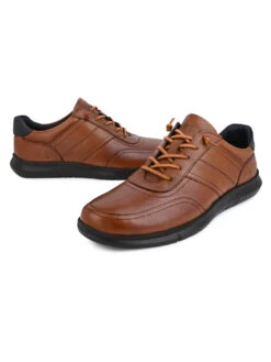 Alberto Torresi Sneakers For Men Walk In Style And Comfort -Modern Shoes World 66768Tan 5