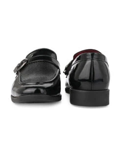 Alberto Torresi Office Edition Black PatentFaux Leather Monk Slip On 801 -Modern Shoes World 66801 BLACK PATENT 5