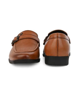 Alberto Torresi Office Edition Tan Faux Leather Monk Slip On 801 -Modern Shoes World 66801 TAN 5