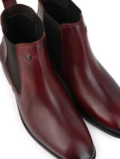 Alberto Torresi Men’sLeather Chelsea Boots In Burgundy In Bordo 17 Alberto Torresi Men’sLeather Chelsea Boots In Burgundy In Bordo -Modern Shoes World 66807 BORDO 7