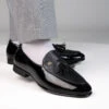 Alberto Torresi Nancy Penny Black Patent Tassel Loafer -Modern Shoes World 66934 BLACK 8 a31ef254 8dea 4a85 8827 4b524061870c