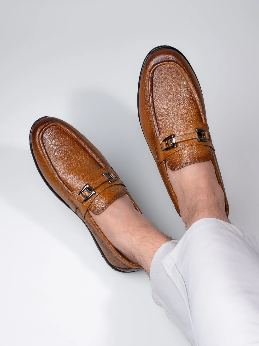 Alberto Torresi Genuine Leather Filter Your Pain Rubber Sole Loafers 3 Alberto Torresi Genuine Leather Filter Your Pain Rubber Sole Loafers