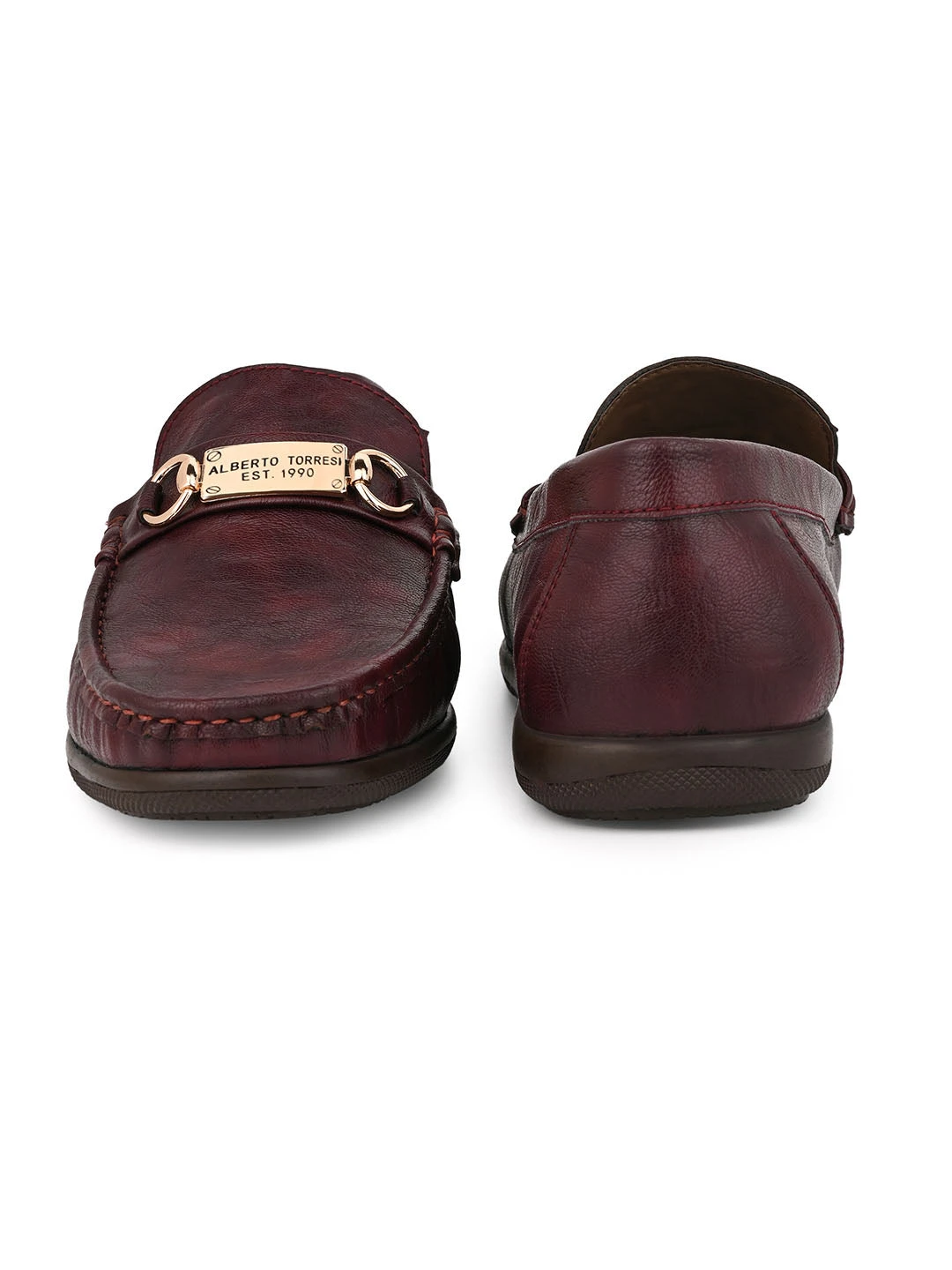 Alberto Torresi Twisty Series 531 Full Flex Rubber Sole Slip In Bordo Casual Loafers 8 Alberto Torresi Twisty Series 531 Full Flex Rubber Sole Slip In Bordo Casual Loafers - Image 6