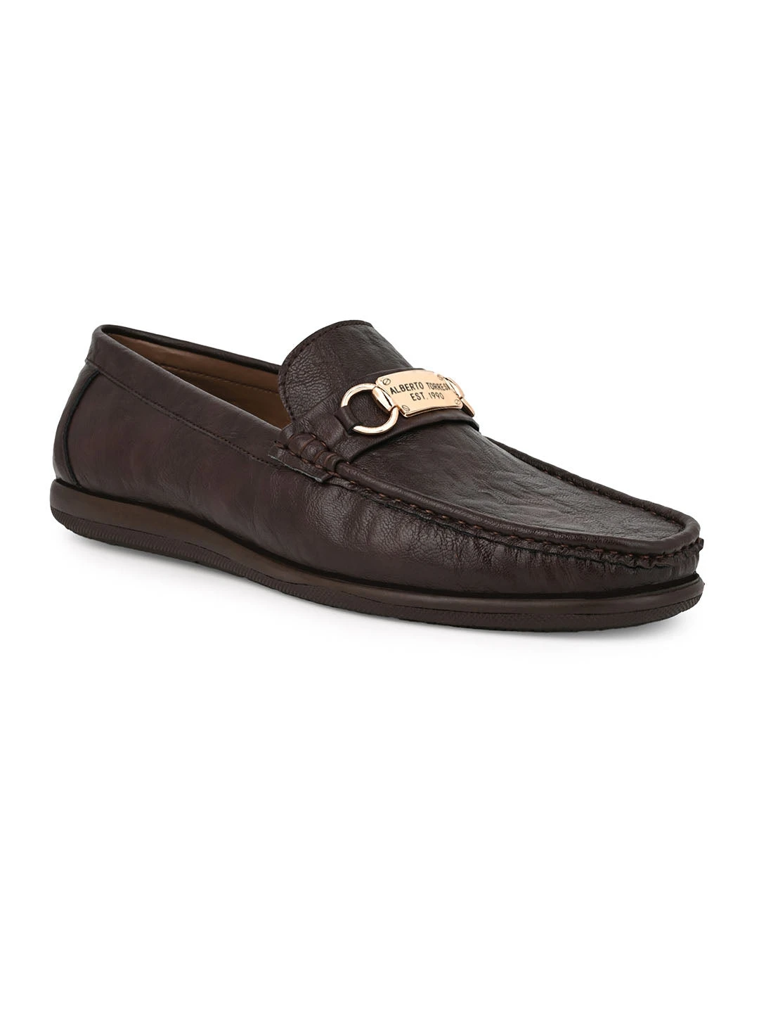 Alberto Torresi Twisty Series 531 Full Flex Rubber Sole Slip In Brown Casual Loafers 4 Alberto Torresi Twisty Series 531 Full Flex Rubber Sole Slip In Brown Casual Loafers - Image 2