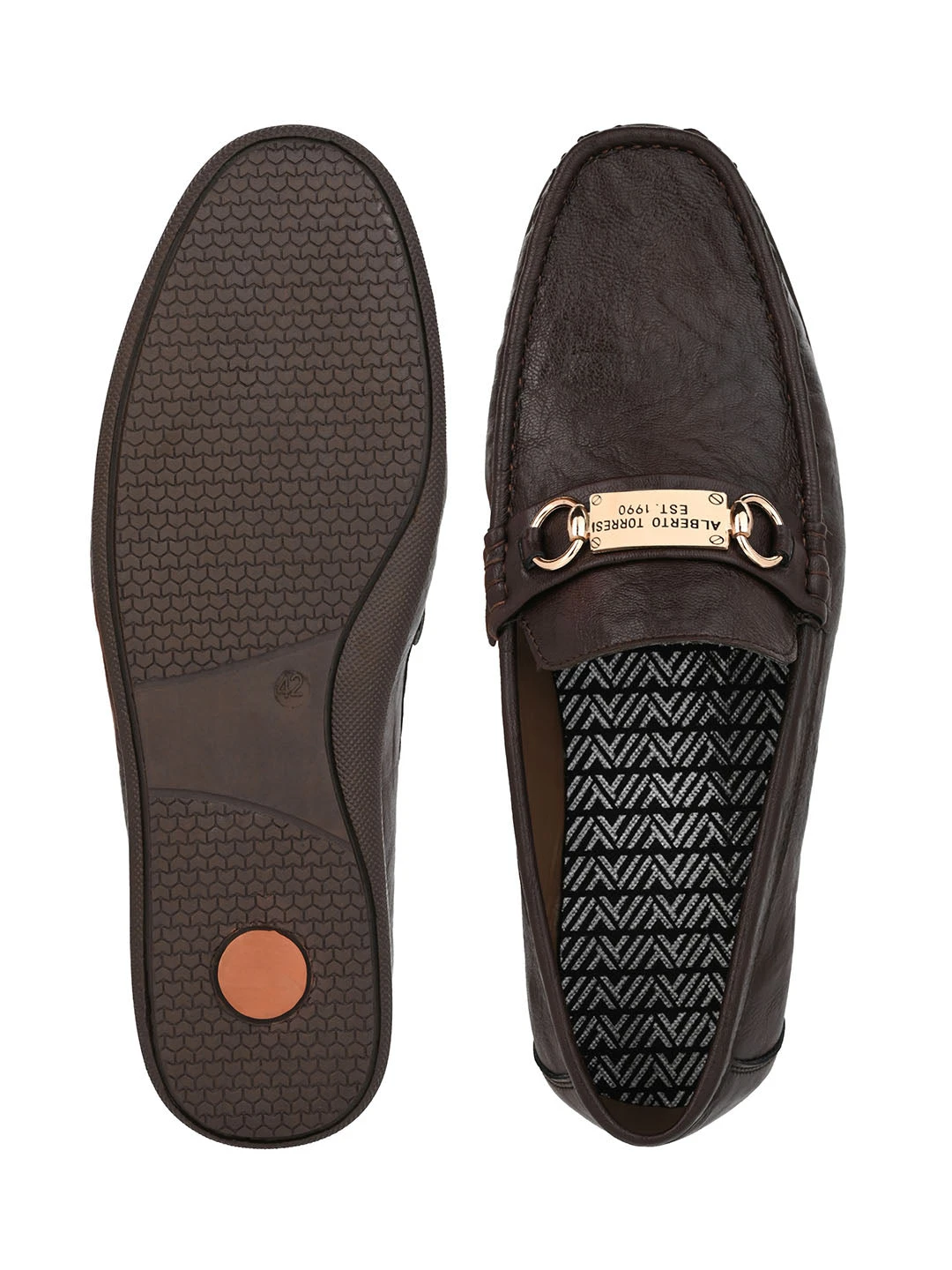 Alberto Torresi Twisty Series 531 Full Flex Rubber Sole Slip In Brown Casual Loafers 9 Alberto Torresi Twisty Series 531 Full Flex Rubber Sole Slip In Brown Casual Loafers - Image 7