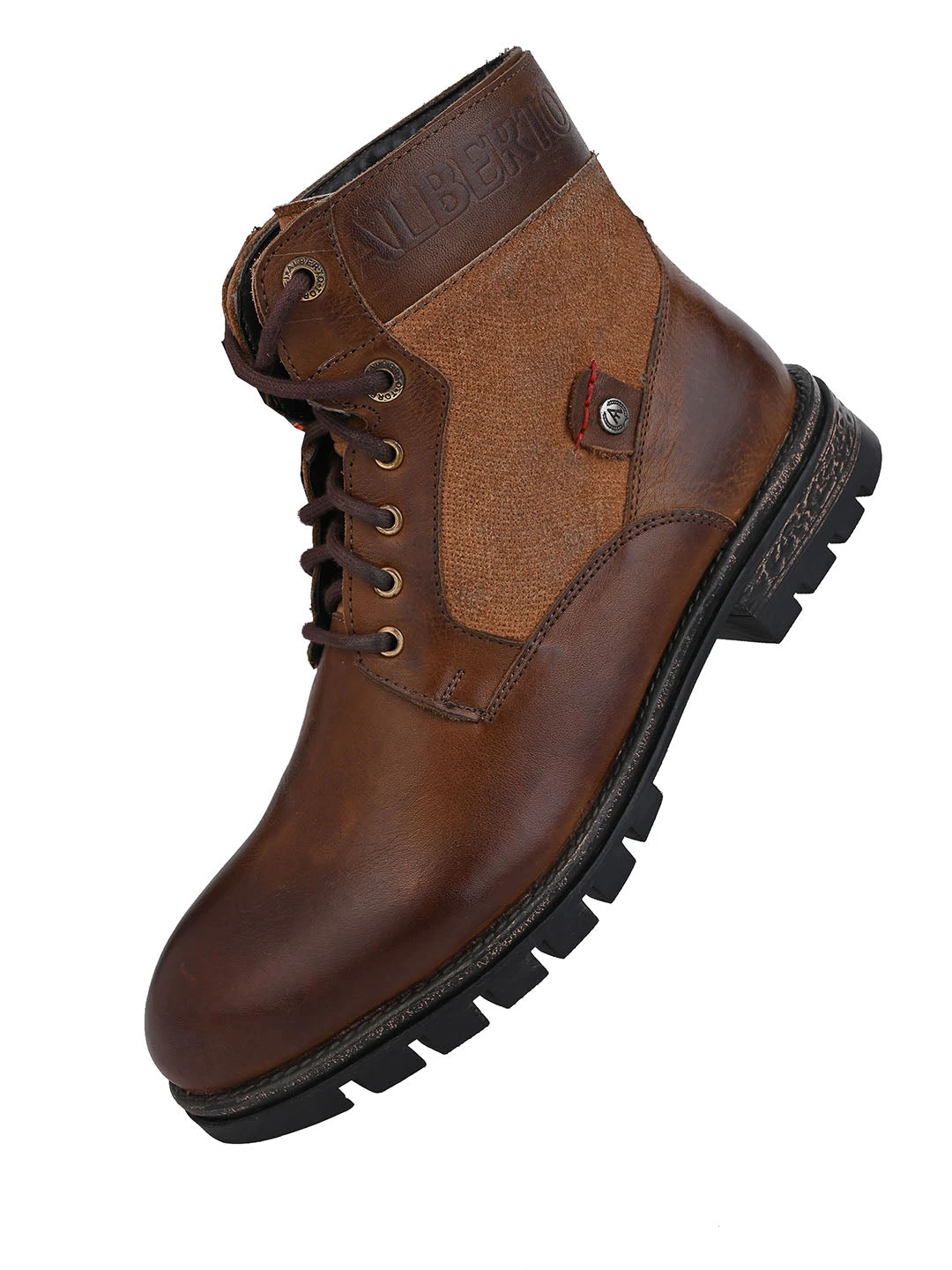 Alberto Torresi Headon Series Devl550 Suede Distress & Pure Grain Brown Leather Ankle Boots 4 Alberto Torresi Headon Series Devl550 Suede Distress & Pure Grain Brown Leather Ankle Boots - Image 2