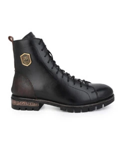 Alberto Torresi HEADON Series Devl 551 Robust TPR Sole Leather Long Boots 13 Alberto Torresi HEADON Series Devl 551 Robust TPR Sole Leather Long Boots -Modern Shoes World 88551 BLACK 2 24a6191d cc95 4e29 8d7b 884189e8078e