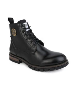 Alberto Torresi Headon Series Devl 552 Robust Shiny And Masculine Boot -Modern Shoes World 88552 BLACK 1 9985846e f258 4ec0 a028 a65013904aa5