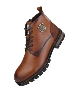 Alberto Torresi Headon Series Devl553 Pure Grain Leather Ankle Chukkas For Men