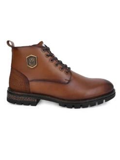 Alberto Torresi Headon Series Devl553 Pure Grain Leather Ankle Chukkas For Men -Modern Shoes World 88553 TAN 2