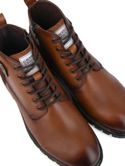 Alberto Torresi Headon Series Devl553 Pure Grain Leather Ankle Chukkas For Men -Modern Shoes World 88553 TAN 5