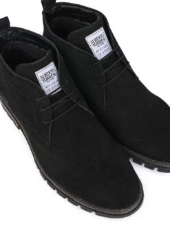 Alberto Torresi Headon Series Devl559 Genuine Suede High Tops For Men 14 Alberto Torresi Headon Series Devl559 Genuine Suede High Tops For Men -Modern Shoes World 88559 BLACK 5