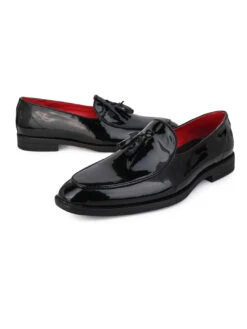 Alberto Torresi Black Patent Tassel Loaffer -Modern Shoes World 88589BLACK 5 b9e33e94 2b89 480d b905 cad8fb166b5d