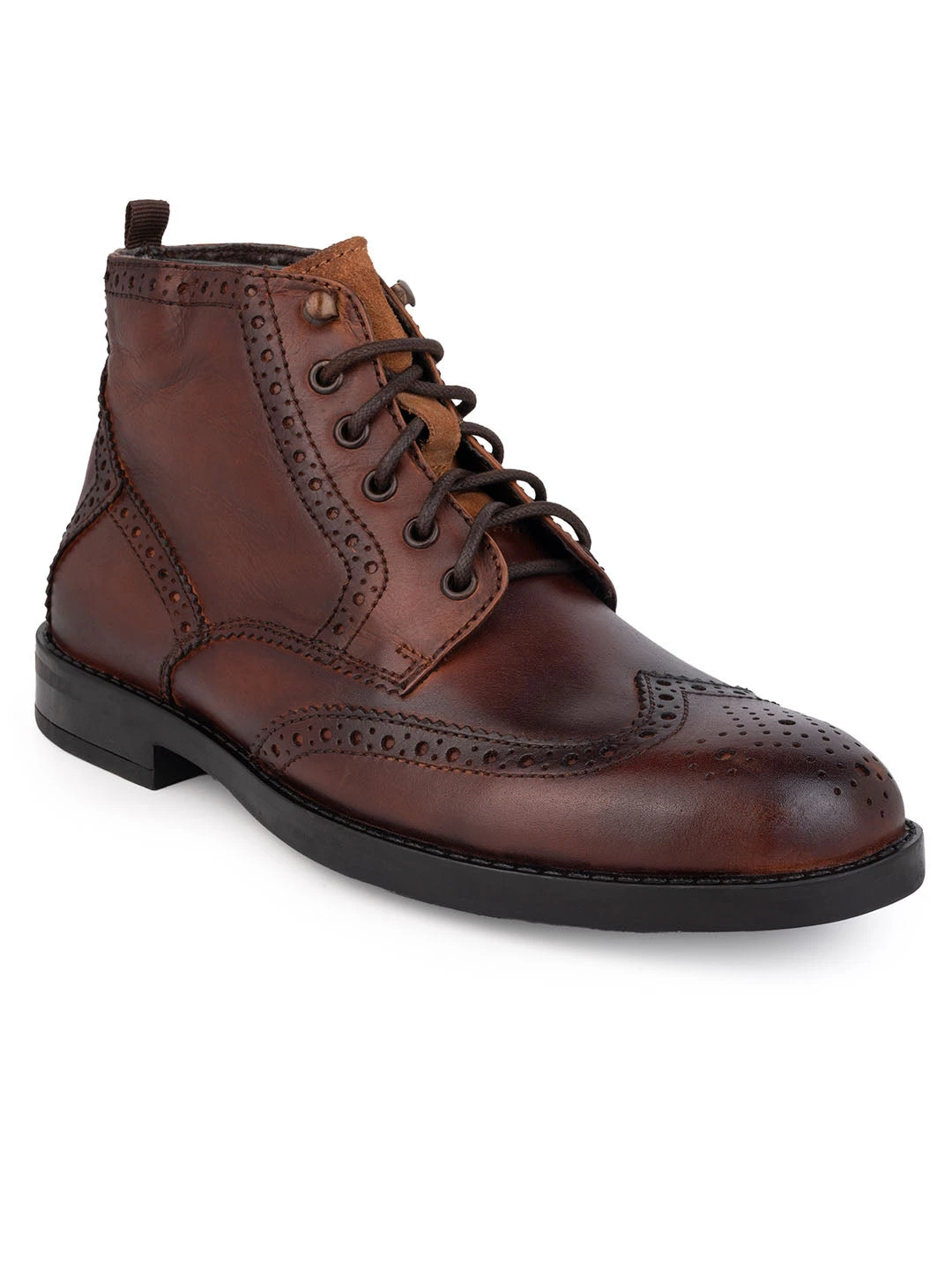 Alberto Torresi G.Leather Lloyd Series 599 Brown Brogues Boot 4 Alberto Torresi G.Leather Lloyd Series 599 Brown Brogues Boot - Image 2
