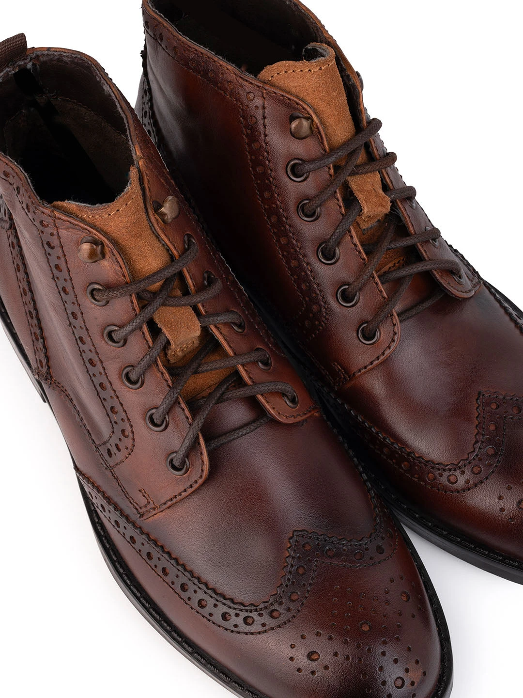 Alberto Torresi G.Leather Lloyd Series 599 Brown Brogues Boot 10 Alberto Torresi G.Leather Lloyd Series 599 Brown Brogues Boot - Image 8