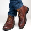 Alberto Torresi G.Leather Lloyd Series 599 Brown Brogues Boot