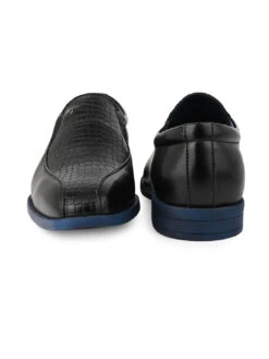 Alberto Torresi Hungary Series 611 Branded Sole Black Formal Shoes 15 Alberto Torresi Hungary Series 611 Branded Sole Black Formal Shoes -Modern Shoes World 88611 BLACK BLUE 5