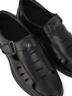 Alberto Torresi Leather Sandal -Modern Shoes World 88613 BLACK 7 f520faa8 abf0 4f87 b4ab edff71742f0d