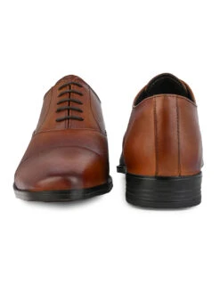 Alberto Torresi Genuine Leather Toe Cap Tan Formal Shoes -Modern Shoes World 88620 L TAN 4