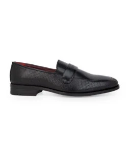 Alberto Torresi Fox Leather Black Slip On Formal Shoes -Modern Shoes World 88622BLACK 3