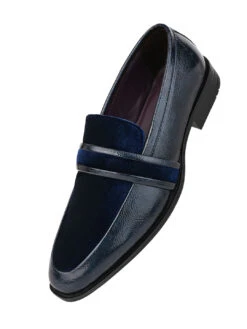 Alberto Torresi Wedding Patent Blue Crinkle Suede Shoes 13 Alberto Torresi Wedding Patent Blue Crinkle Suede Shoes -Modern Shoes World 88624 CRINKLE BLUE 4