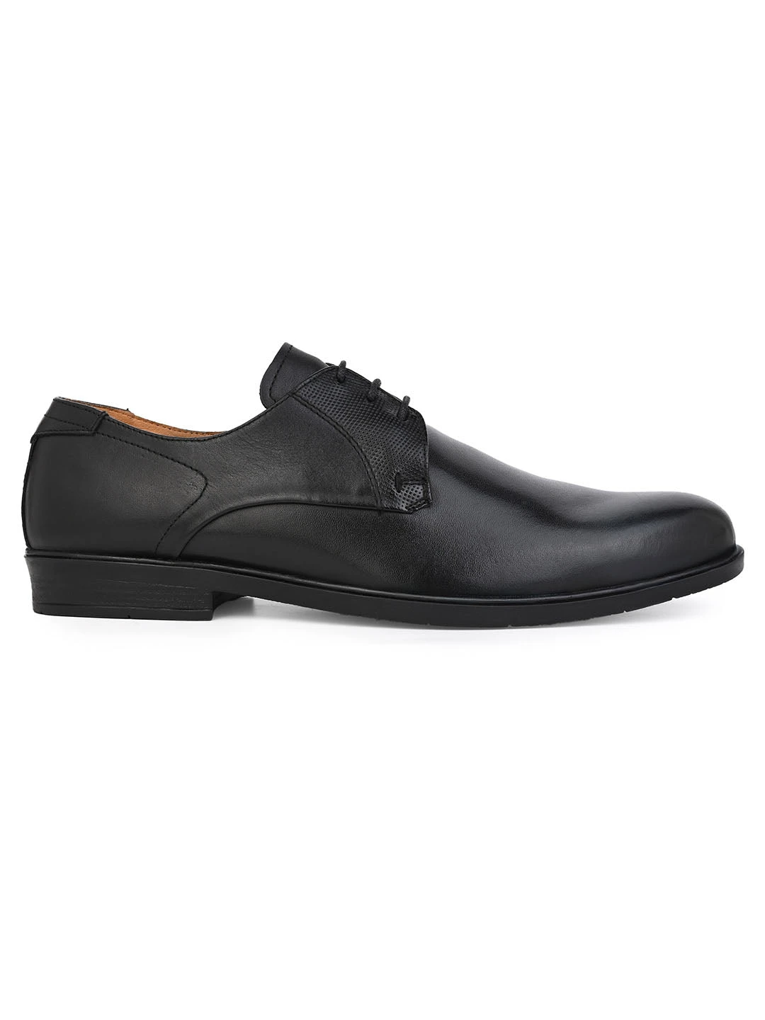 Alberto Torresi Men's Black Leather Formal Derby Shoes 4 Alberto Torresi Men's Black Leather Formal Derby Shoes - Image 2