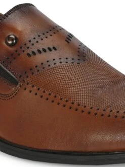 Alberto Torresi Tan Formal Shoe For Men -Modern Shoes World 88665TAN 2