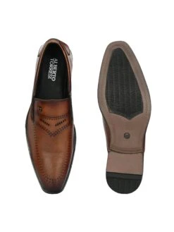 Alberto Torresi Tan Formal Shoe For Men -Modern Shoes World 88665TAN 8