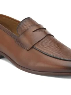 Alberto Torresi Genuine Leather Brown Loafers For Men -Modern Shoes World 88682 TABBAC 7