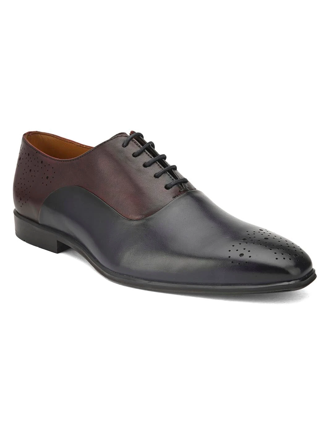 Alberto Torresi Genuine Leather Blue Bordo Office/ Dress Formal Lace Ups Shoes 3 Alberto Torresi Genuine Leather Blue Bordo Office/ Dress Formal Lace Ups Shoes