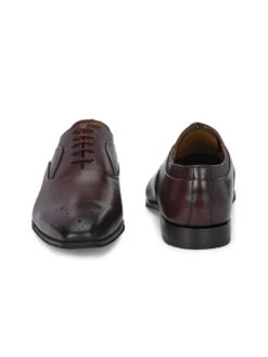 Alberto Torresi Genuine Leather 685 Bordo Office/ Dress Formal Lace Up Shoes -Modern Shoes World 88685 BORDO 6