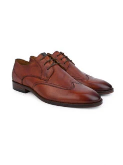 Alberto Torresi Genuine Leather Tan Formal Derby Shoes -Modern Shoes World 88688 TAN 2 b33599e9 5e7f 4e7e 9fcf 68152fc0db7c