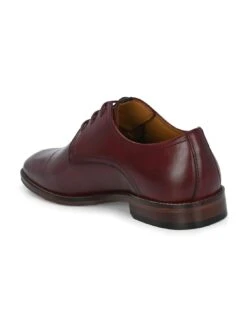 Alberto Torresi Genuine Leather 690 Black Bordo Formal Lace Up Shoe -Modern Shoes World 88690 BORDO 3