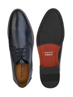 Alberto Torresi Genuine Leather Blue Formal Derby Shoes -Modern Shoes World 88692 BLUE 5 a7a25755 02de 4d17 8778 cfd7dec39179